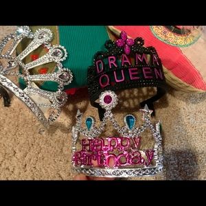 5 Tiara’s to Celebrate 🎊 Birthday 🎂 Party 🎉 🎈